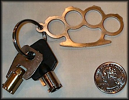 Brass Knuckle Key Fobs - Fab Kevin - Real steel motorcycle parts